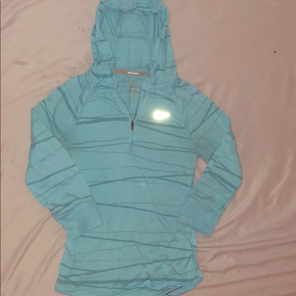blue nike pullover